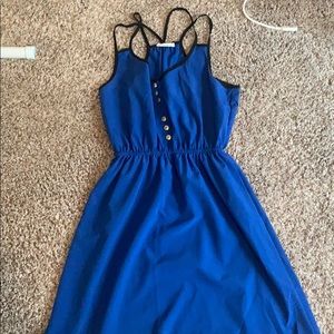 Blue dress!